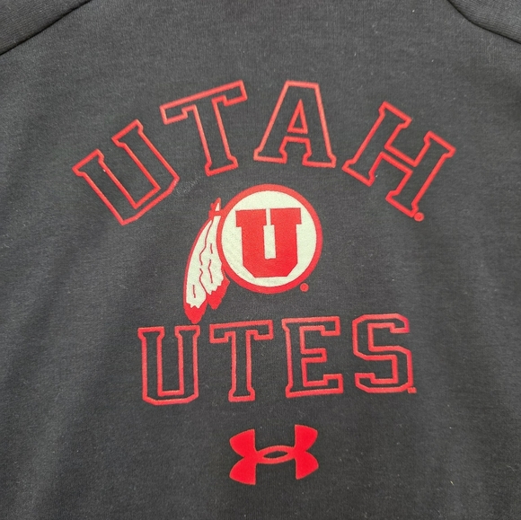 Under Armour Utah Utes Hoodie Mens Size Medium - Picture 2 of 4